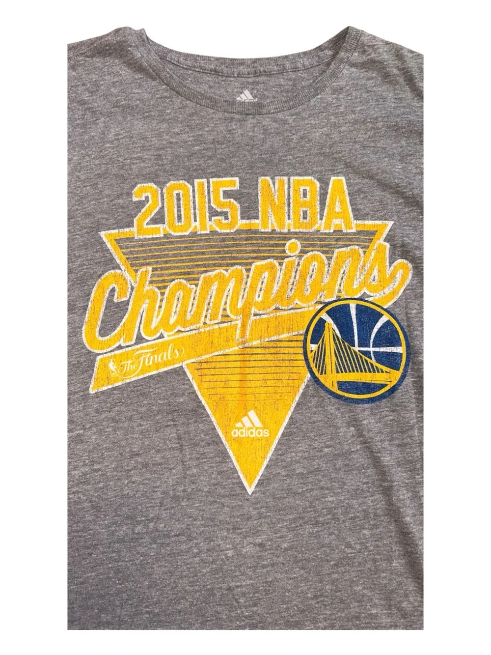 Adidas Men’s 2015 Golden State Warriors Champions Shirt Size L